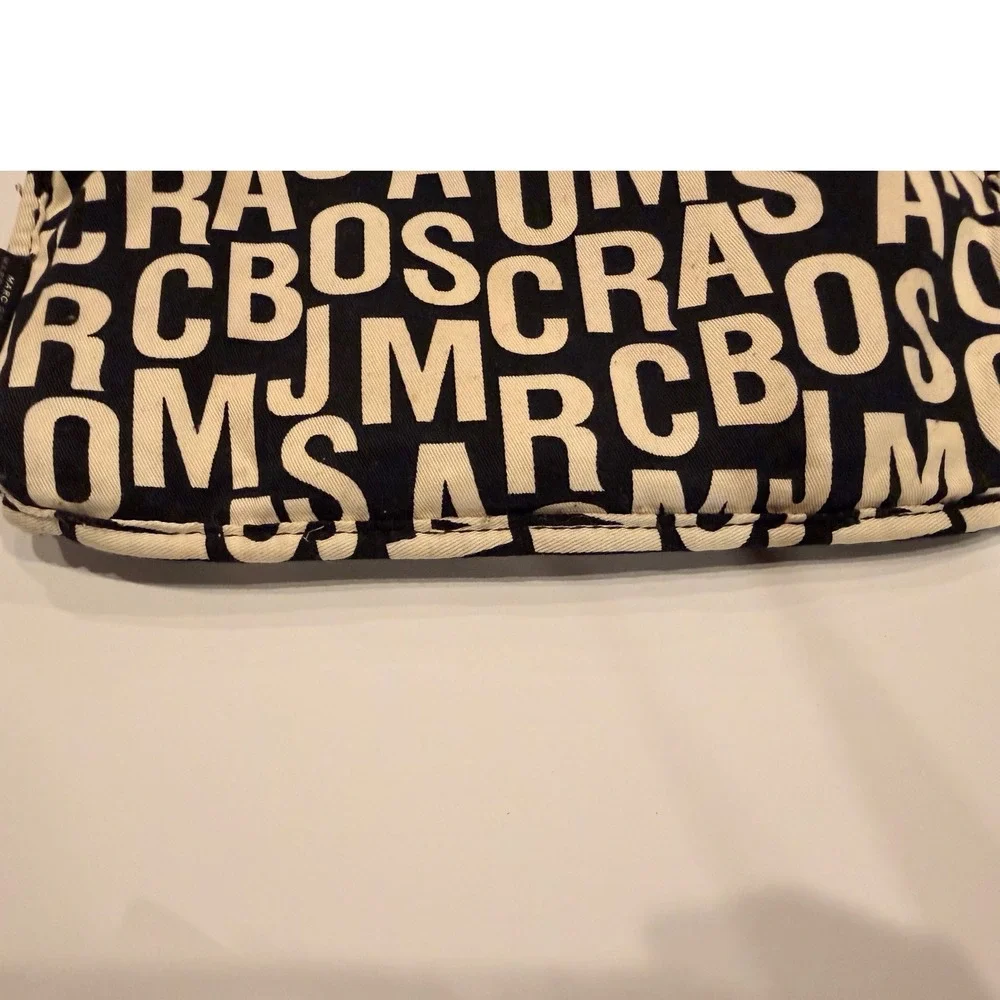 Marc by Marc Jacobs Pink‎ Purple Heart Leopard Quilted Nylon Cosmetic Pouch Bag